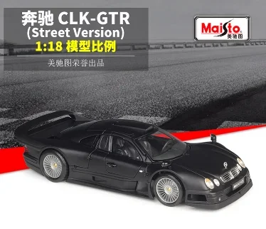 

Maisto 1:18 Mercedes Ben CLK-GTR Street Version SL63 AMG 1955 300S 1967 280SE SL550 Red Black White High Simulator Diecast B359