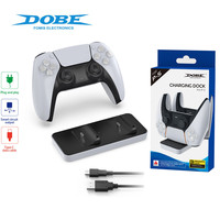 DOBE Wireless Charging Dock for PS5 Console Gamepad Controller  Gamepad Charger Dual Handle Charger Base Gaming Accessory