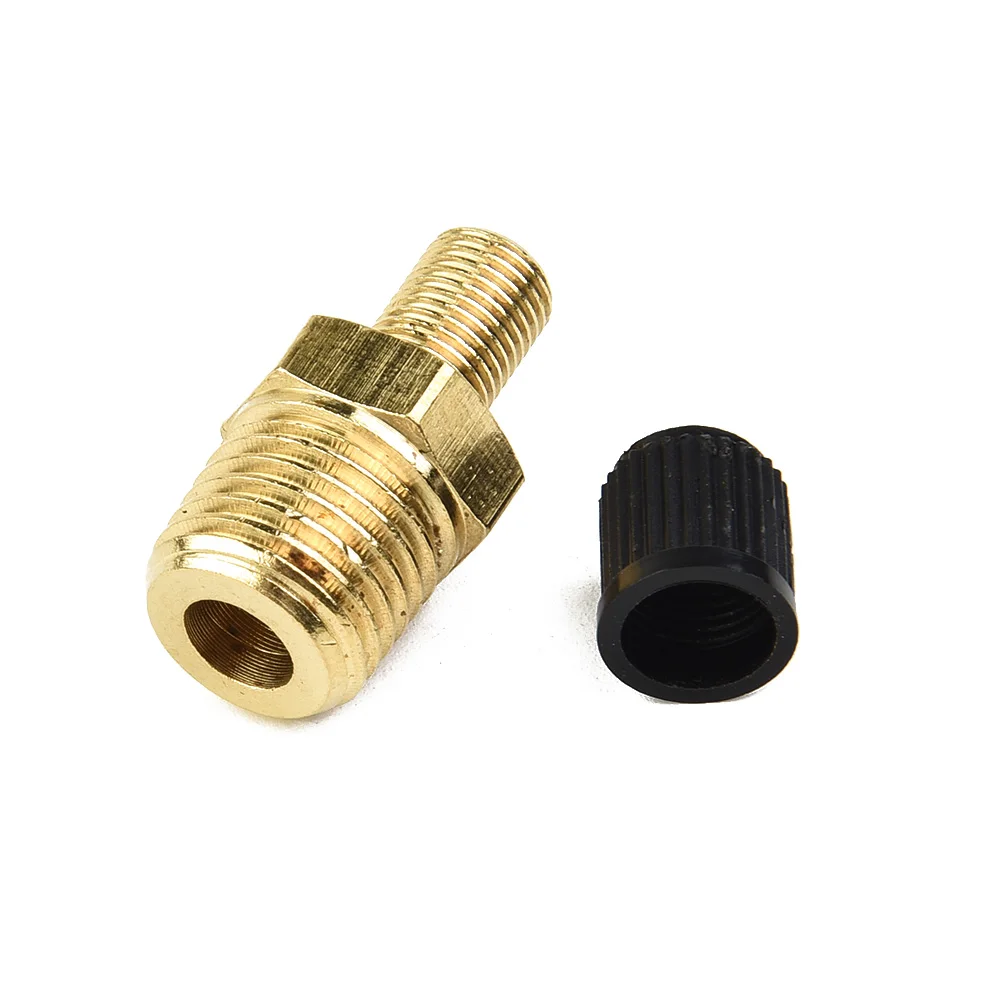 1/4Inch NPT Solid Nickel Plated Brass Air Compressor Tank Fill Valves Accessory Kit 6.35mm Male NPT Thread Core Rated To 2g00psi