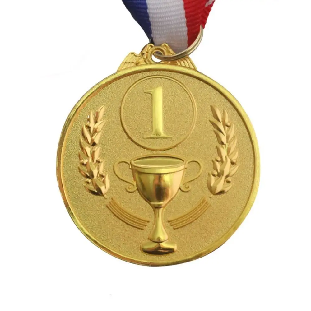 Winner Reward Gold Silver Bronze Medals Sports Game Swimming Zinc Alloy Award Medals Dancing Running Competition Rewards Prizes