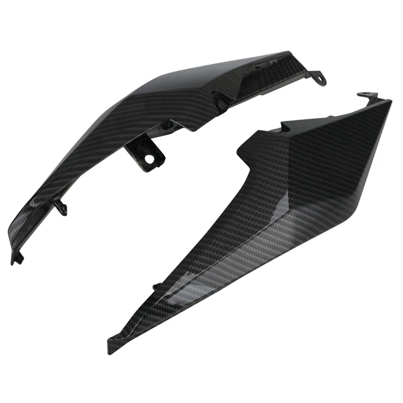 2 Piece Rear Tail Cover Panel Motorcycle Tail Protection Carbon Fiber Pattern Plastic For Honda GROM MSX125 MSX 125 2016-2020