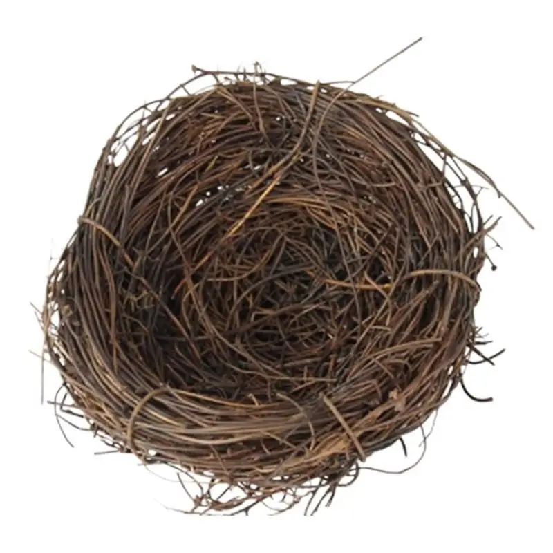 

Bird Nest 10x10cm Handmade Woven Bird Cage Cozy Bed House For Pigeon Parrot Rabbits Hamster Gerbil Guinea