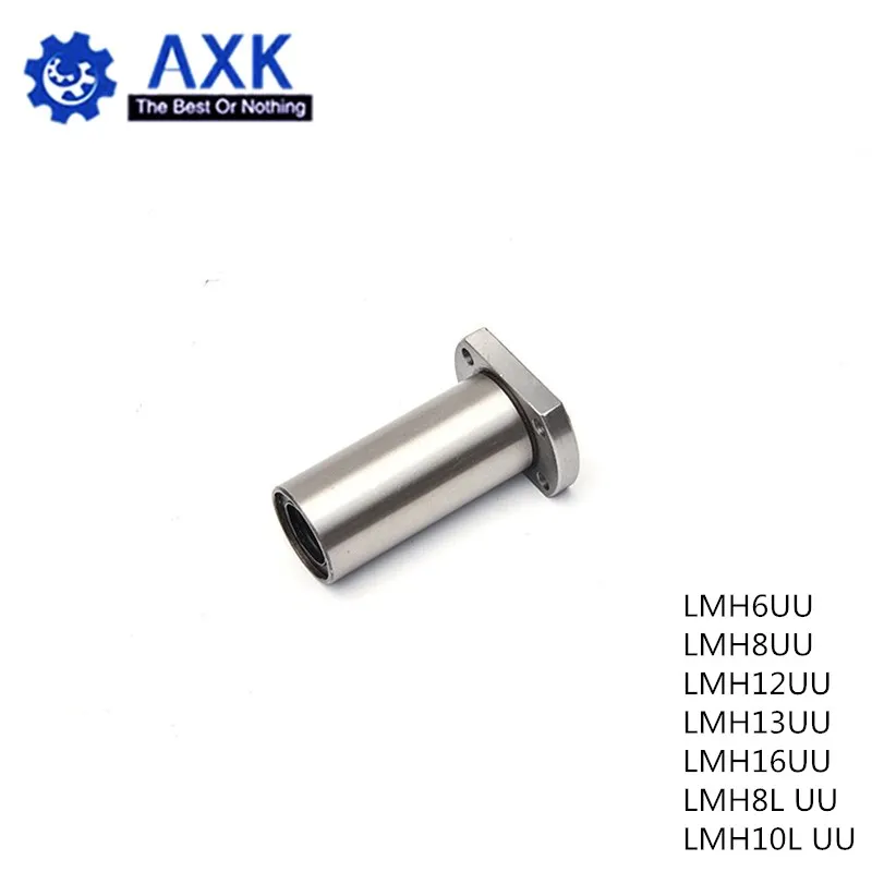 Free shipping 2pcs/lot LMH8LUU LMH10LUU LMH12UU LMH13UU LMH16UU LMH8UU LMH6UU 8mm type flange linear bearing CNC Linear Bush 3D