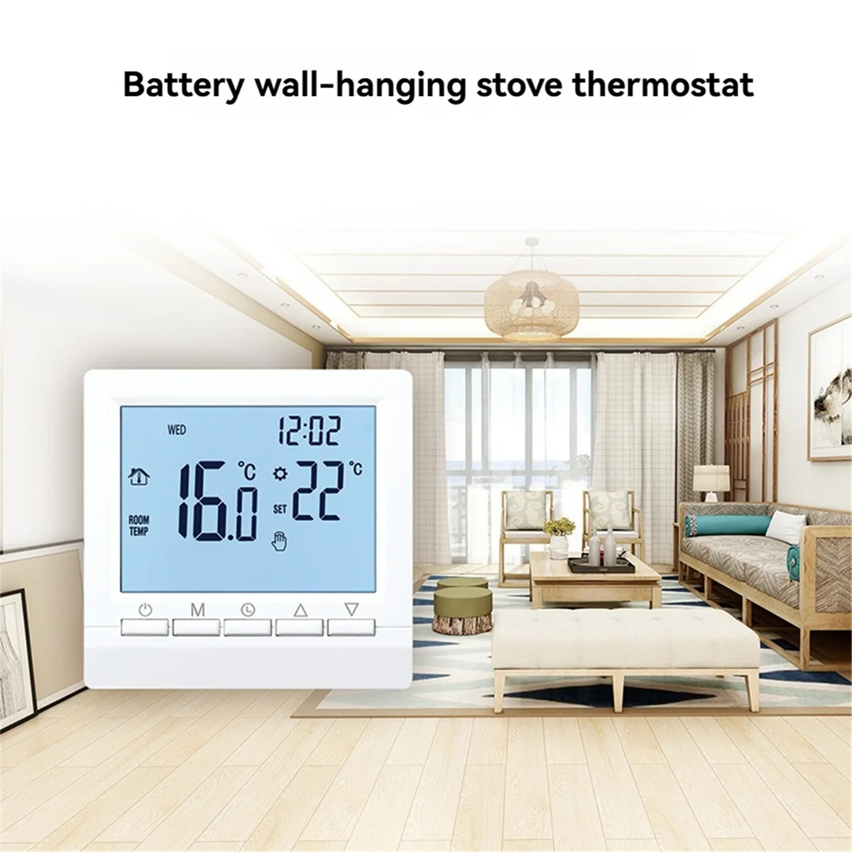 Floor Heating Thermostat Smart Thermostat Digital Display Screen Boiler Water Floor Heating Controller for