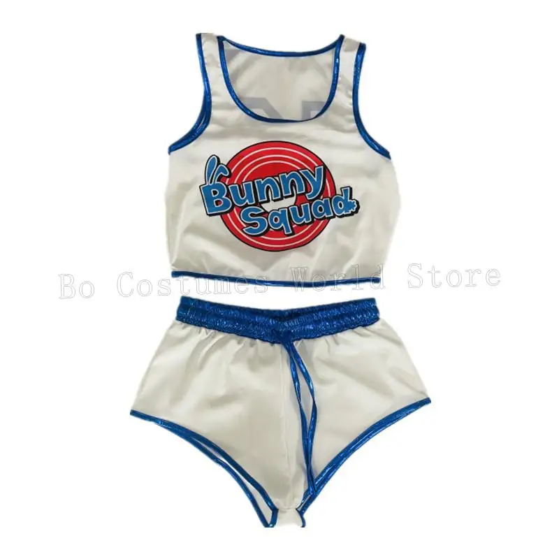 Lola Bunny Costume Space Lola Bunny Rabbit Cosplay Disguise Lola Bunny Woman Sexy Basketball Jersey Halloween Costume Girl