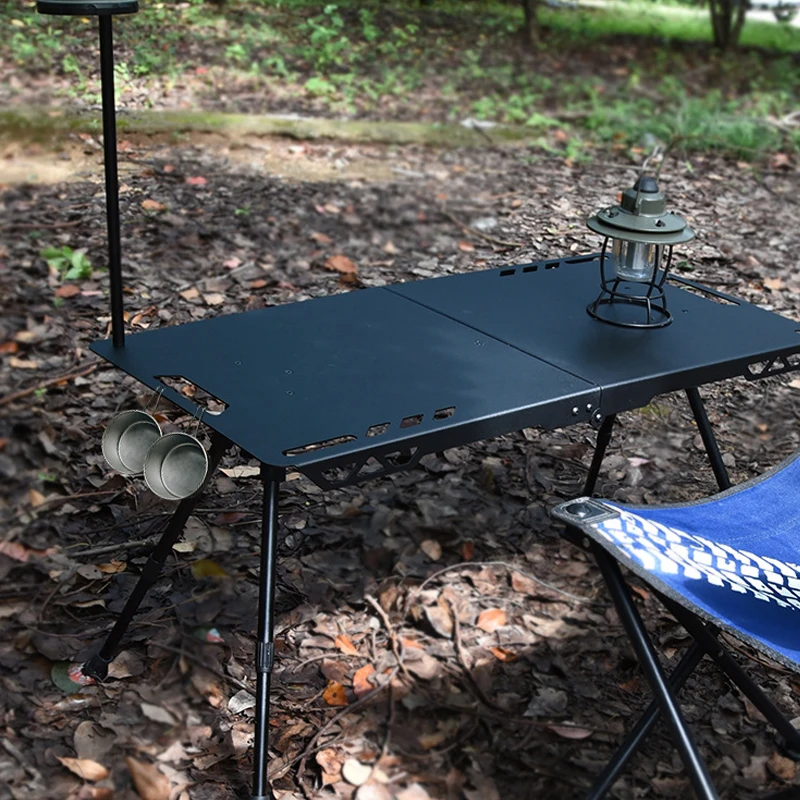 F057 Outdoor picnic foldable ultralight aluminium tactical igt camping table