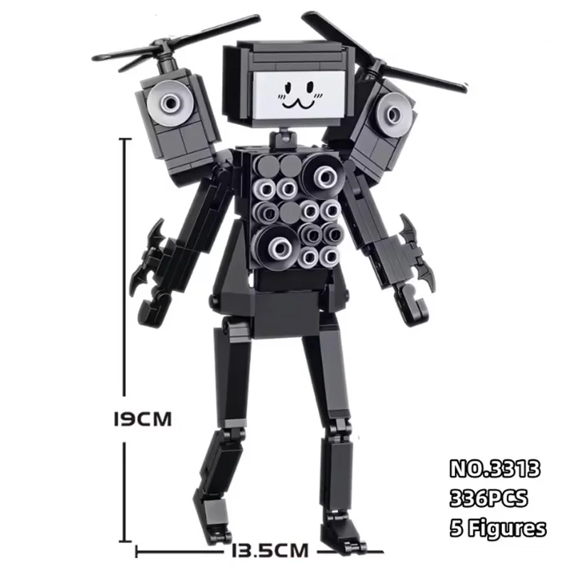 moc-dark-tv-man-plus-skibidi-Туалет-Человек-Строительные-Блоки-Игрушки-Титан-Часы-Человек-Женский-Модель-diy-Подарочные-Игрушки-Для-Детей-Детей