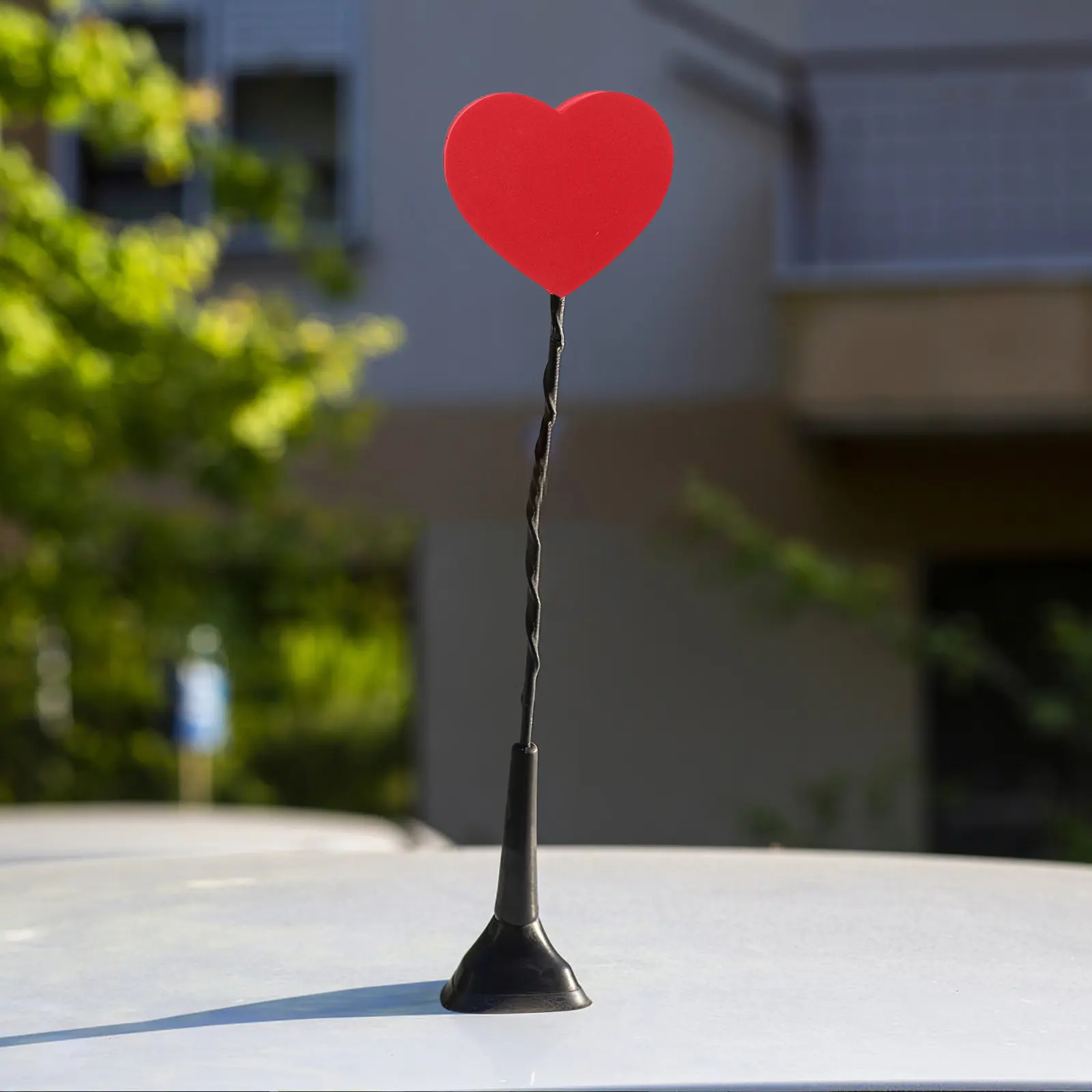5Pcs Heart Car Antenna Topper Cute Waterproof Auto Exterior Decoration Easy to Find Car Parking Truck Suv Vehicle Antenna