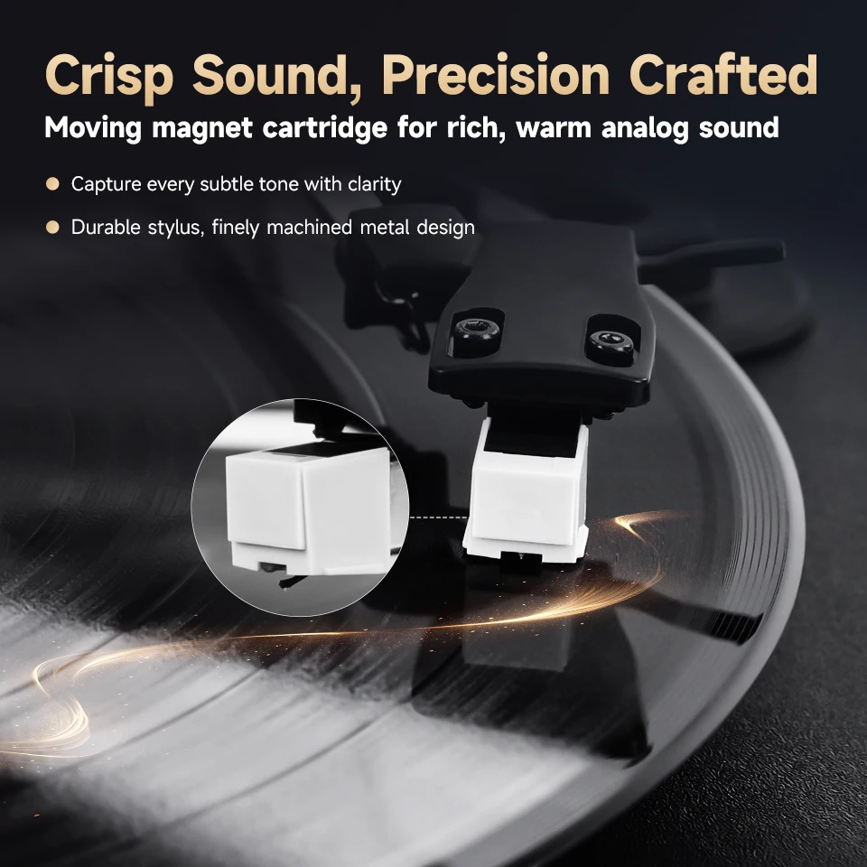 Retekess TR643 Record Player Vintage Turntable Vinyl Record Player Bluetooth Record Player Audio-technica Turntables Tocadiscos