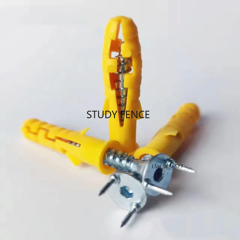 

50pcs Solid Wood Baseboard Seamless Nails Double-headed Self-tapping Screws Foot Line Special Nails Invisible Security Screws