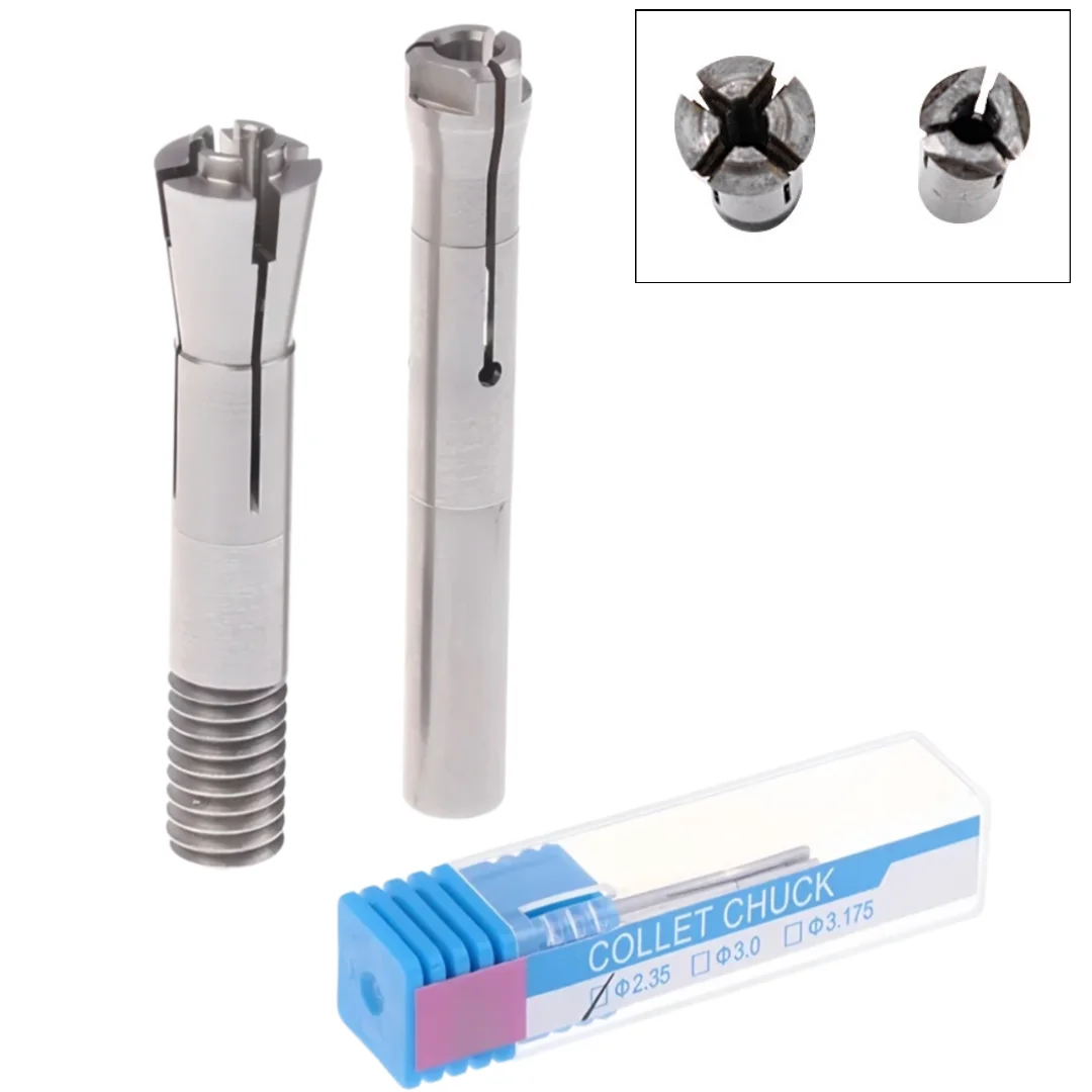 1pc Dental Spring Chuck 3/4 Lobe Polishing Machine Handpiece Converter Engraving Machine Accessory Rotary Tool for Dentistry