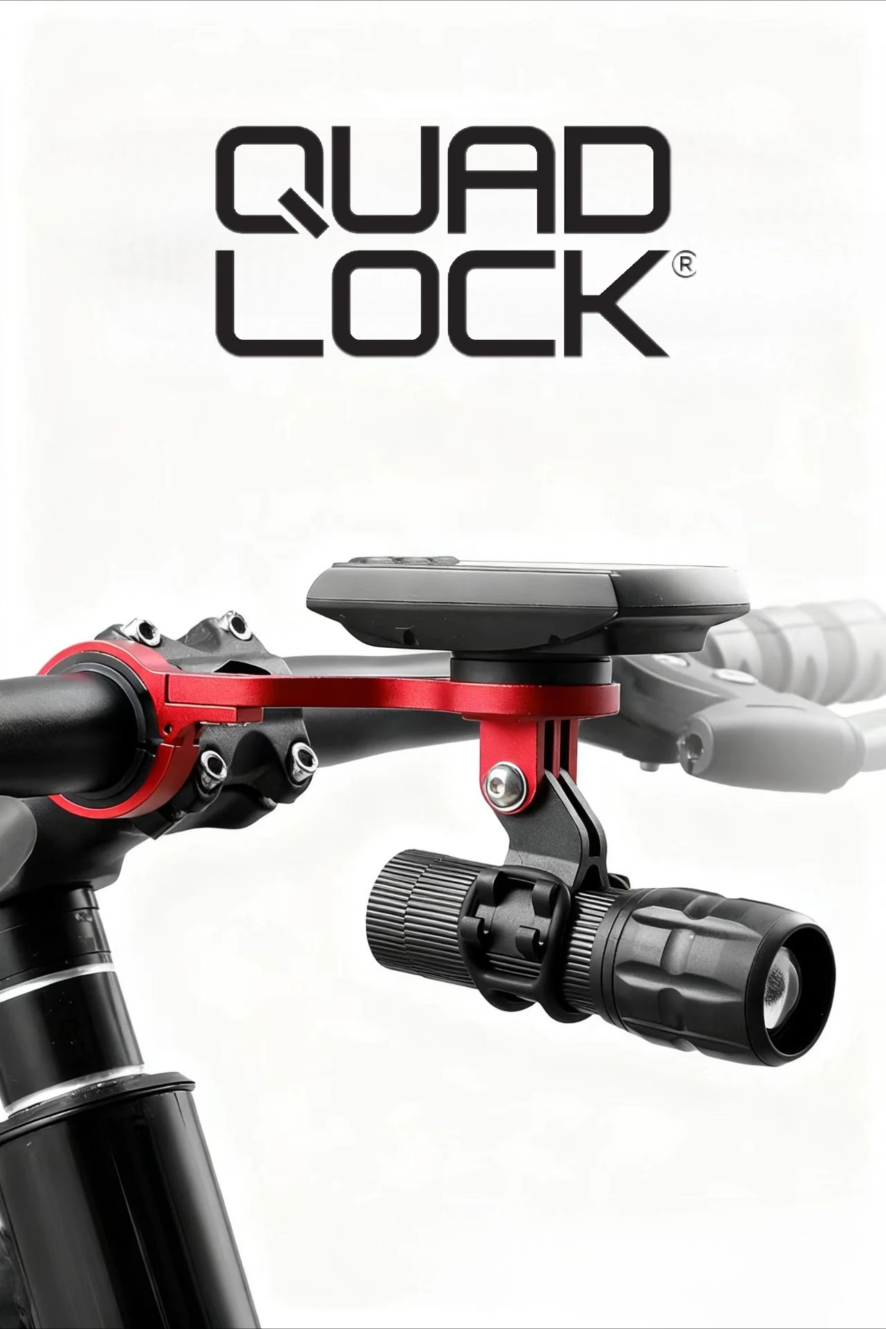 

QUAD LOCK Mountain bike code table base bicycle extension bracket code table base light bracket