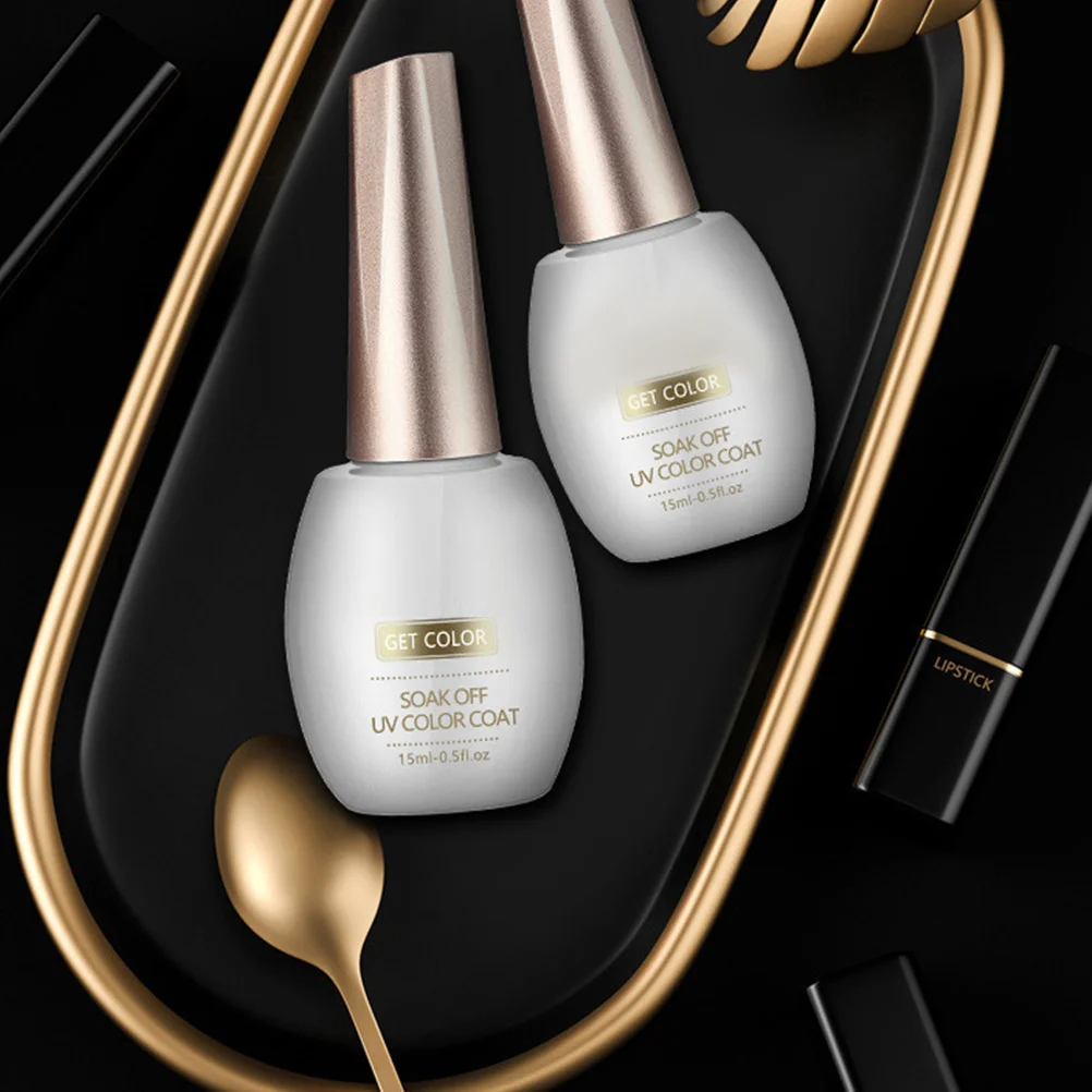 2 pezzi smalto gel per unghie senza lavaggio forniture per manicure di bellezza ad alta lucentezza a lunga durata smalto gel UV forniture per manicure per nail art