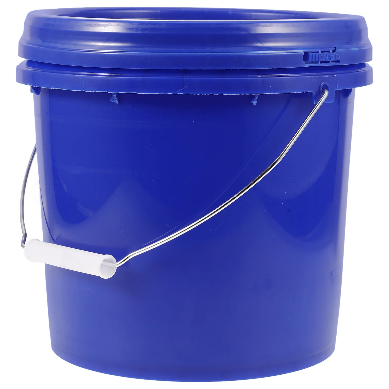 

Paint Bucket Plastic with Handle Thicken Empty Cans Small Pp Storage Lid Barrel Container