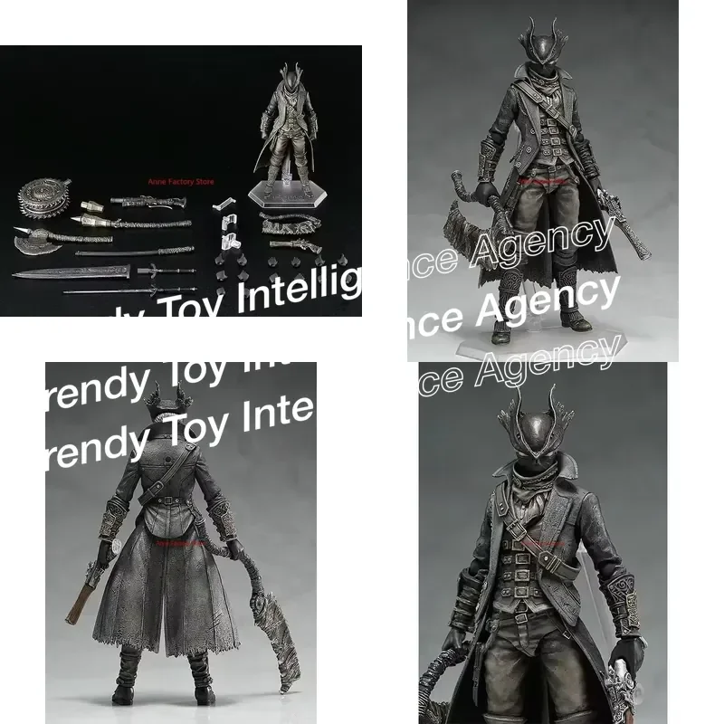 for Max Factory Figma 367 DX Bloodborne The Old Hunter Anime Figure PVC Collectible Model Toy Ornaments Desktop In Stock