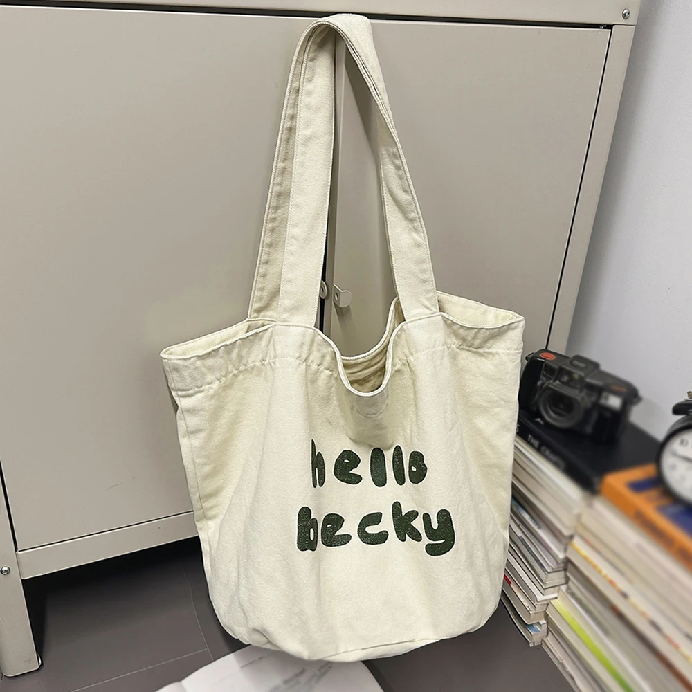 

Men's Handbag Retro Academic Style Canvas Bag Casual Large-Capacity Versatile Lightweight Shoulder Bag