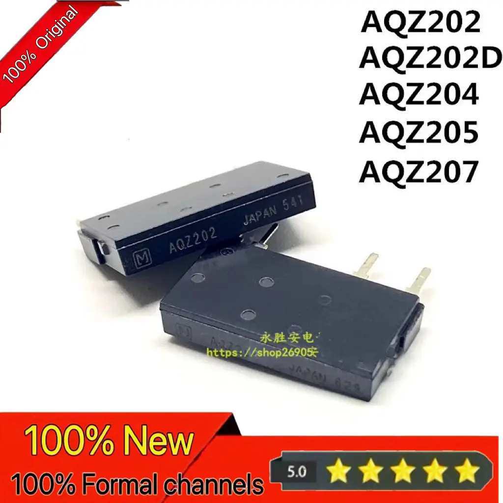 【3 шт.】Совершенно новое импортное реле оптопары AQZ202 AQZ202D ZIP-4 твердотельное реле AQZ202G