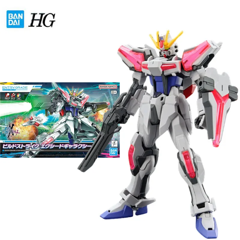 

Bandai Genuine ENTRY GRADE Model Garage Kit EG Series 1/144 Build Strike Exceed Galaxy Anime Action Figure Toys for Boys