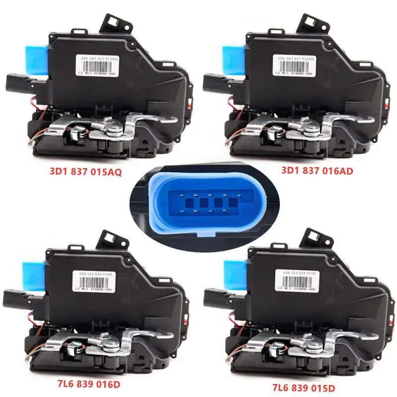 

1PCS Door Lock Actuator 3D1837015AQ 3D1837016AD 7L6839015D 7L6839016D For 2006-2011 VW Touareg Cayenne