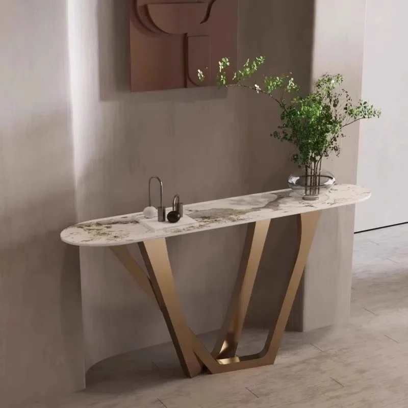 Simple storage, minimalist console table, simple and beautiful space living room furniture