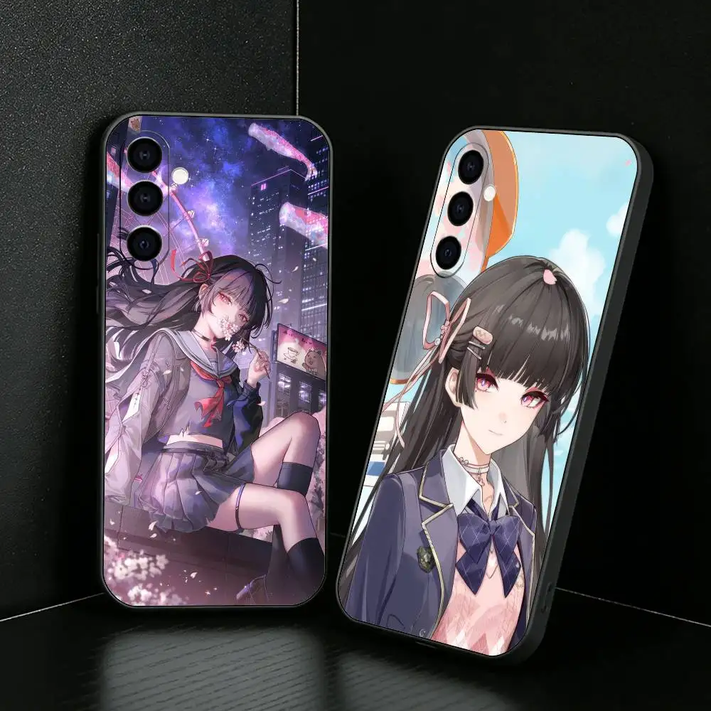Scissor Tactician C-Chisa Game WuWa  Phone Case For Samsung Galaxy A73,A72,A71,A70,A52,A51 Others Soft Black Cover