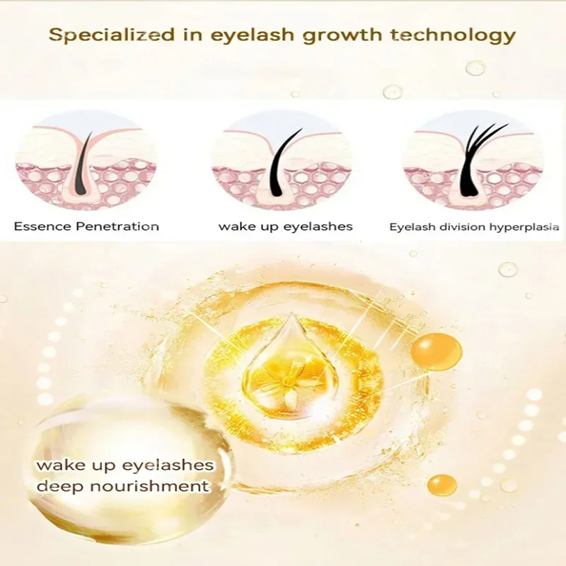 Sérum de croissance des cils, rehausseur de cils, plus long, plus plein, liquide, cils frisés naturels, lifting des cils, maquillage, soins de beauté