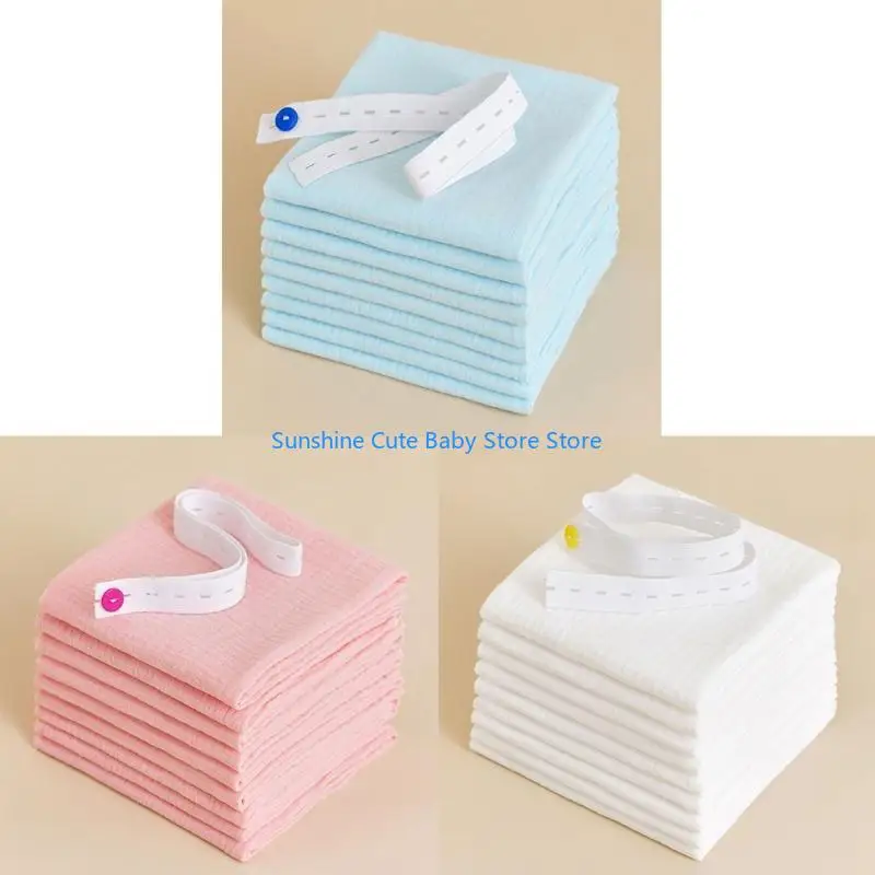 

C5AF Cotton Gauze Diapers Reusable Ultra-thin Breathable Baby Nappy Baby Supplies 8P