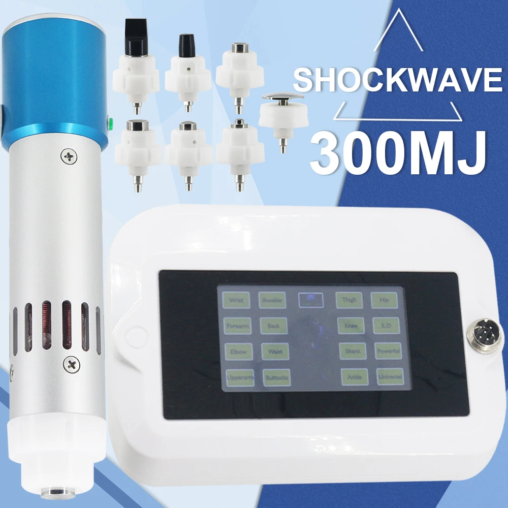 

300MJ Shockwave Therapy Machine Effective ED Treatment Erectile Dysfunction Muscle Pain Relief Massage Shock Wave Massager 2025