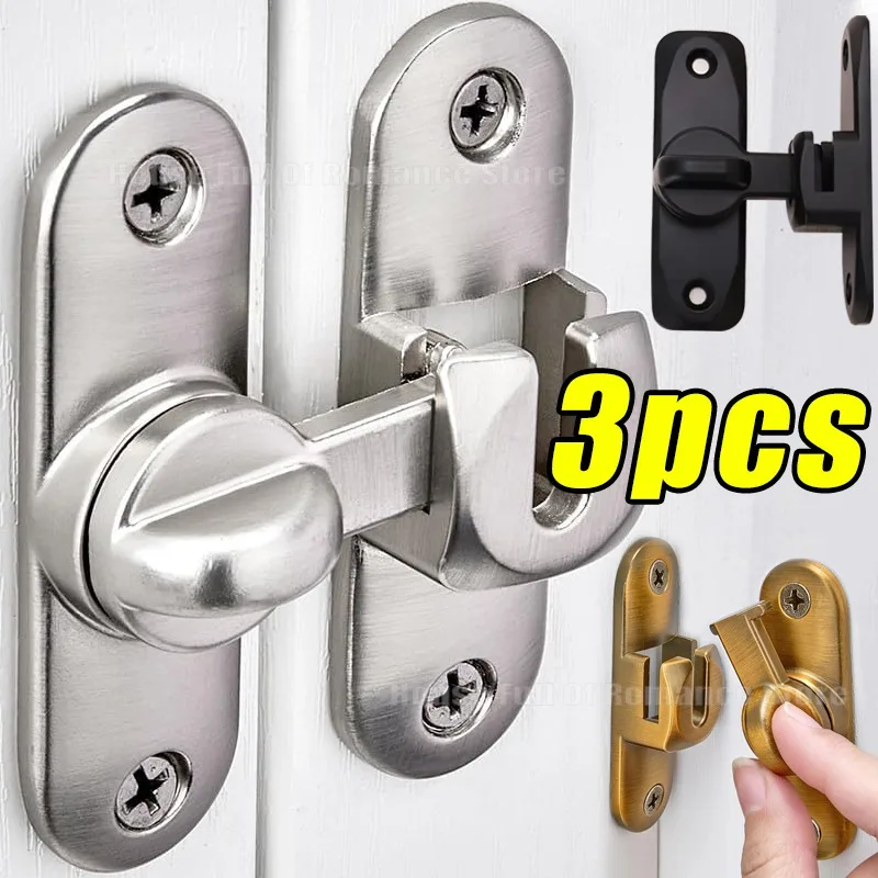 

Замок для раздвижных дверей с поворотом на 90/180 градусов, защелка для сарайных дверей, фурнитура для раздвижных дверей, маленькие замки для ворот, противоугонный замок