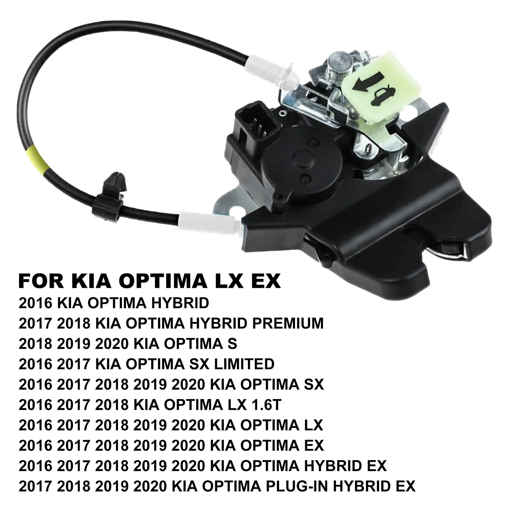 81230-D4000 Tailgate Latch Lock Actuator Motor Tail Gate Trunk Latch For 2016 2017 2018 2019 2020 Kia Optima Engine 81230D4000