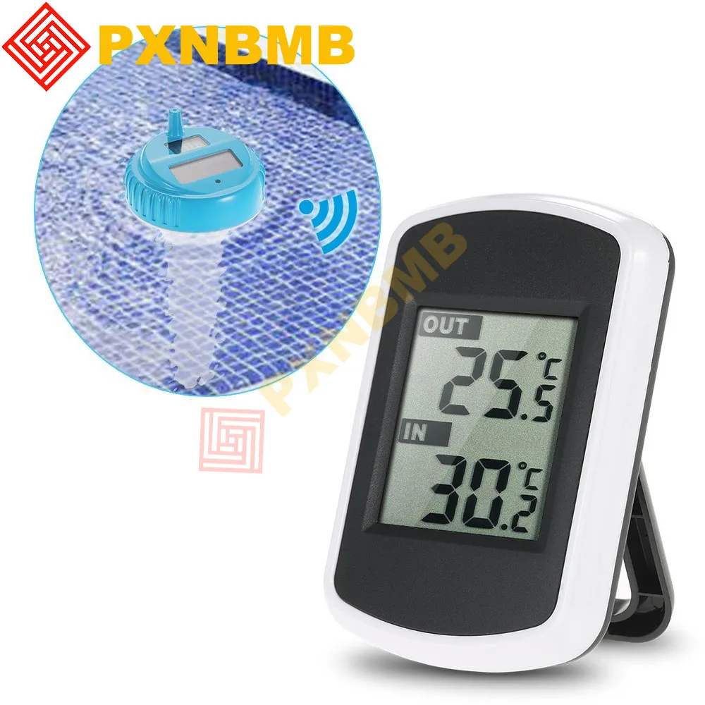 

Ambient Weather Wireless Thermometer with Indoor and Outdoor Temperature LED Digital Display Temperature Meter Household Office
