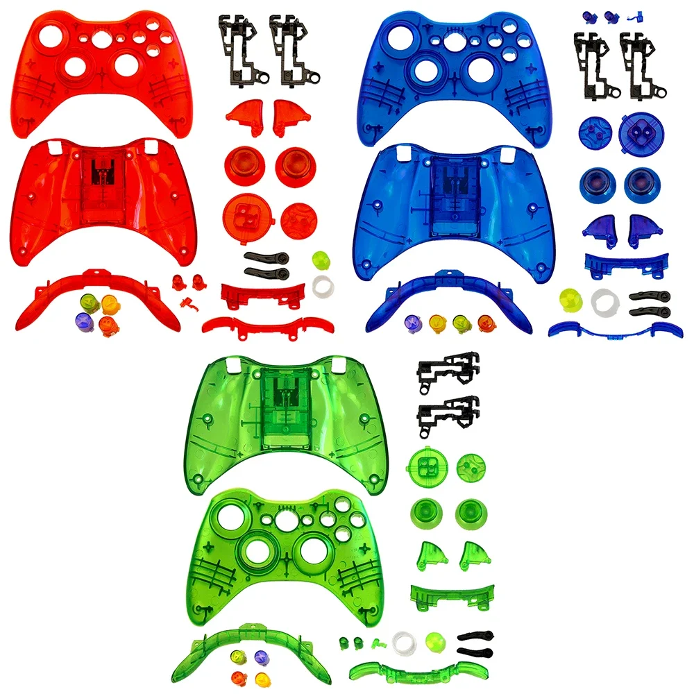 حافظة غلاف غلاف غلاف لاسلكي ، أزرار غطاء كامل لـ Microsoft Xbox ، وحدة تحكم ، ملحقات اللعبة #1