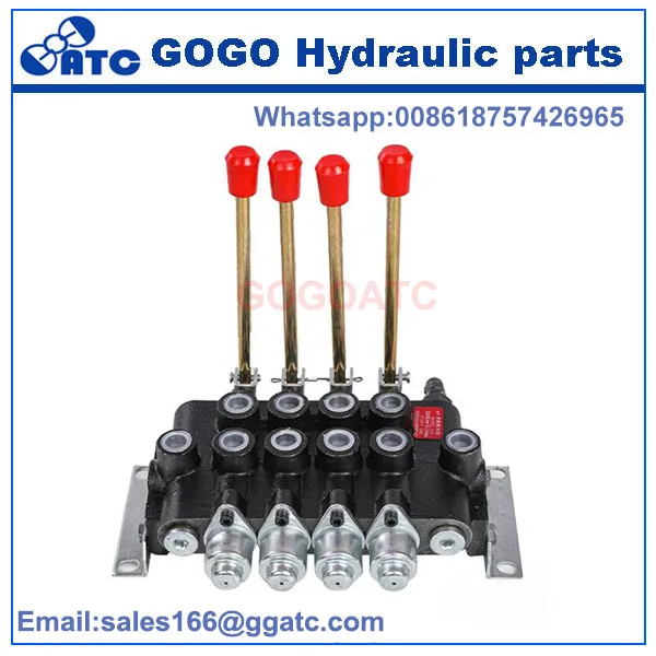 ZS1-L118 Series Multiway Valve Manual Hydraulic Multiway Valve Distributor