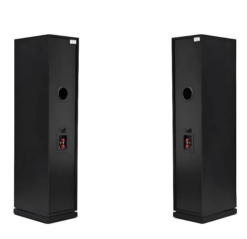 High-End 8-Inch Dual Floor-Standing Hifi Speakers Luxury Piano Lacquer Finish for Home Theater Sound Bars