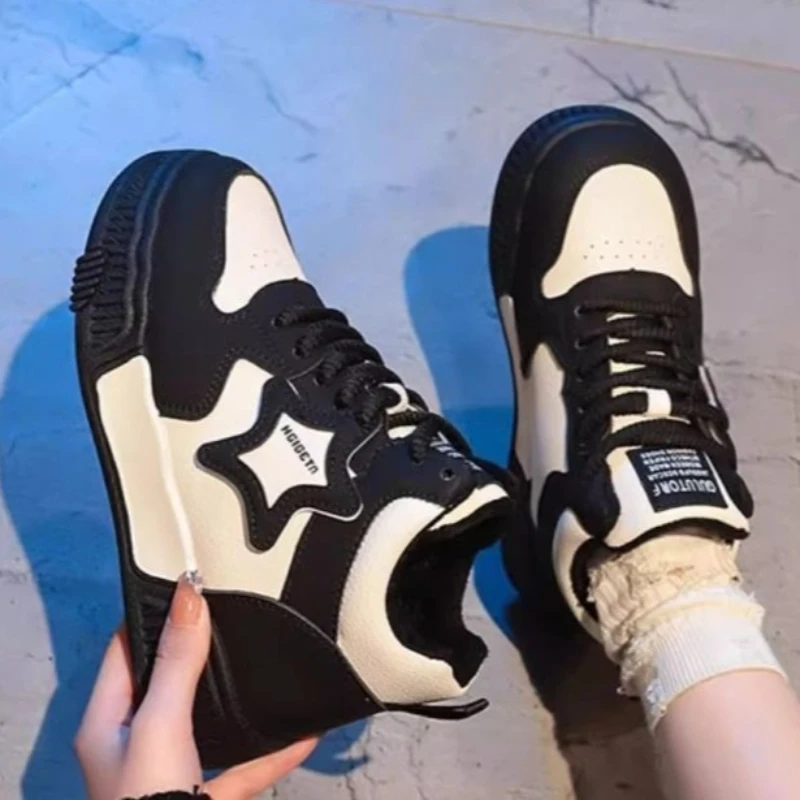 2026 New Girl's High Top Autumn Winter Fashion Boots Fleece Lined Soft Sole Casual Trendy Kids Skate Shoes view 4