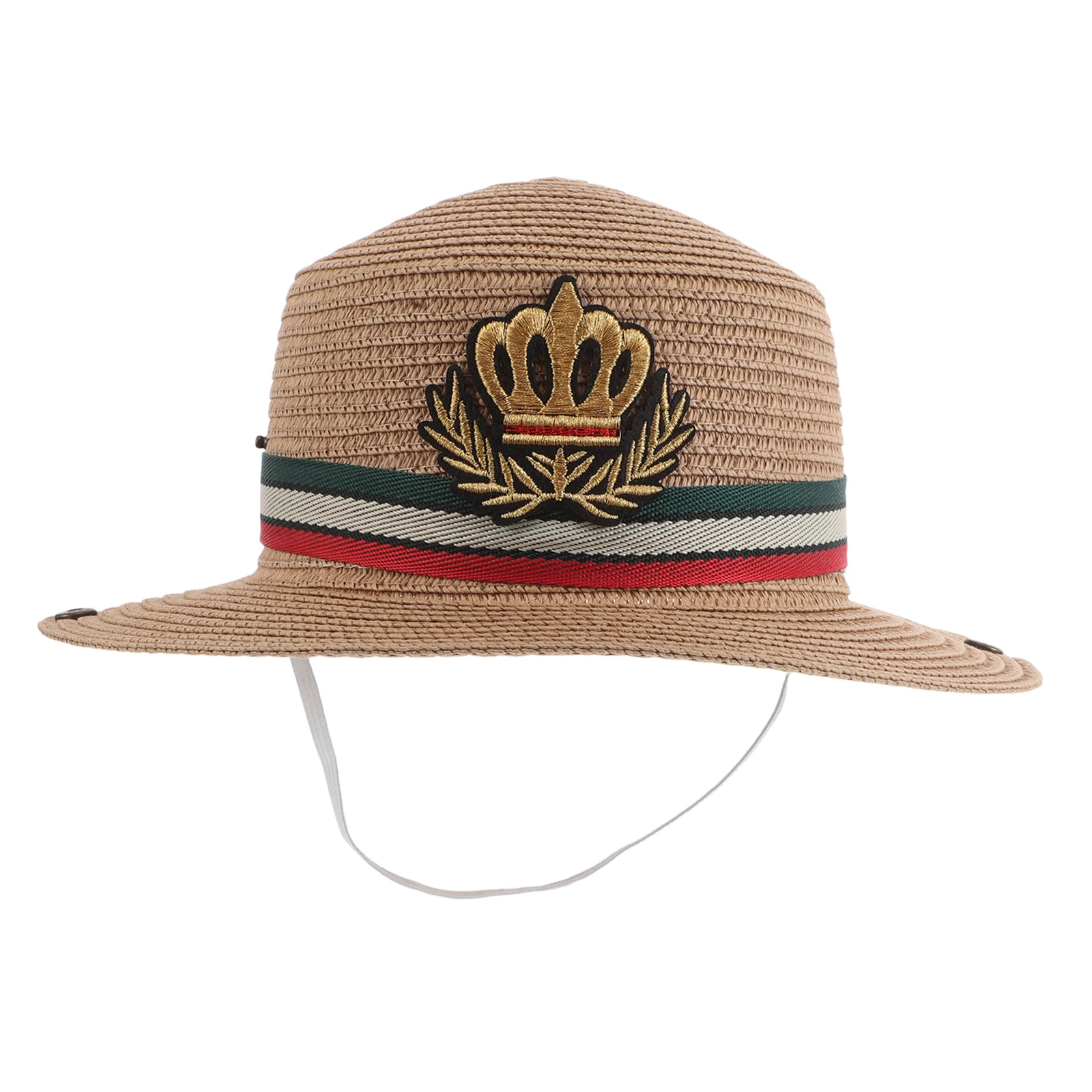 

Children Straw Sun Kids Beach Hat Baby Khaki Wide Brim Breathing Material Seasonal Toddler Girl Sun Hat