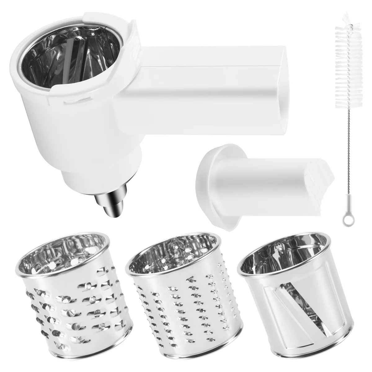 

BISM Cheese Slicer Shredder Attachment for Kitchenaid Stand Mixer,Replace Kitchenaid Shredder Accessories with 3 Blades