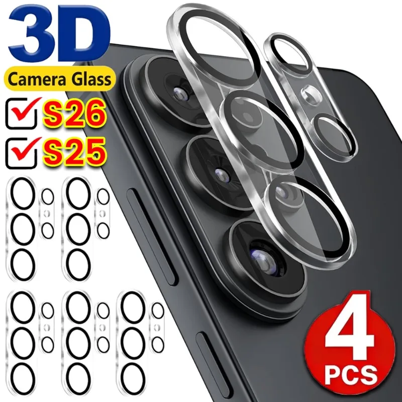 

Camera Lens Protector for Samsung Galaxy S26/S26 Ultra/S25 Plus Hardness Anti-scratch Tempered Glass Camera Protective Films