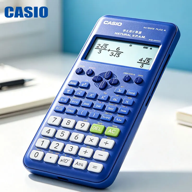 Casio 82ES-PLSA/DH-12/FX-991CN CW/DJ-120D Highly Sensitive Key Scientific Calculator Financial Quantitative Learning Calculation