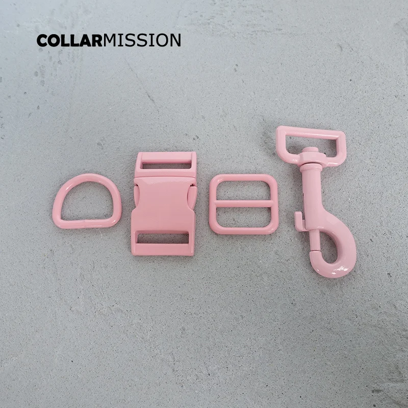 100set/lot engraving(metal buckle+adjust buckle+D ring)for garment luggage dog collar DIY accessory 8 Colour 15mm to 30mm 4 size