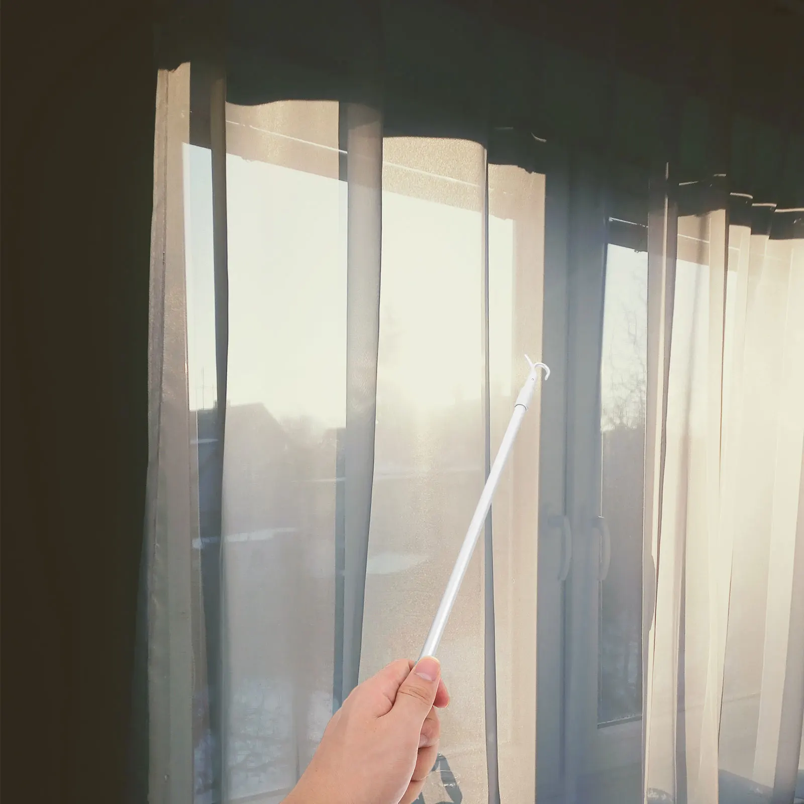 

Blind Stick Curtain Rod Office Rods for Aluminum Alloy Curtains Pull Wand