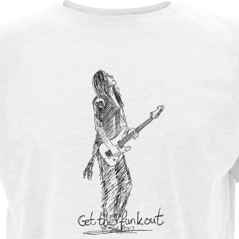 Nuno Bettencourt – Extreme, Rock, The Guitarists, Nuno Bettencourt – Extreme_00000669 – handgezeichnete Muster-T-Shirts für Männer und