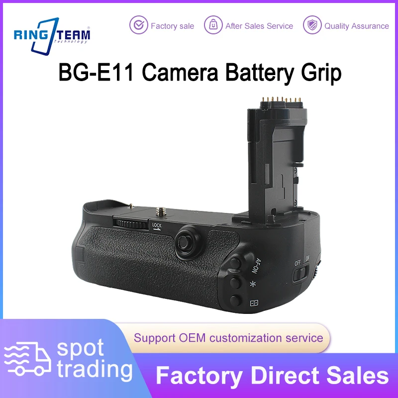 

BG-E11 Battery Grip for Canon 5D Mark III 5DS 5DS R Dual Slot Comfortable Camera Grip with Additional Battery Slots