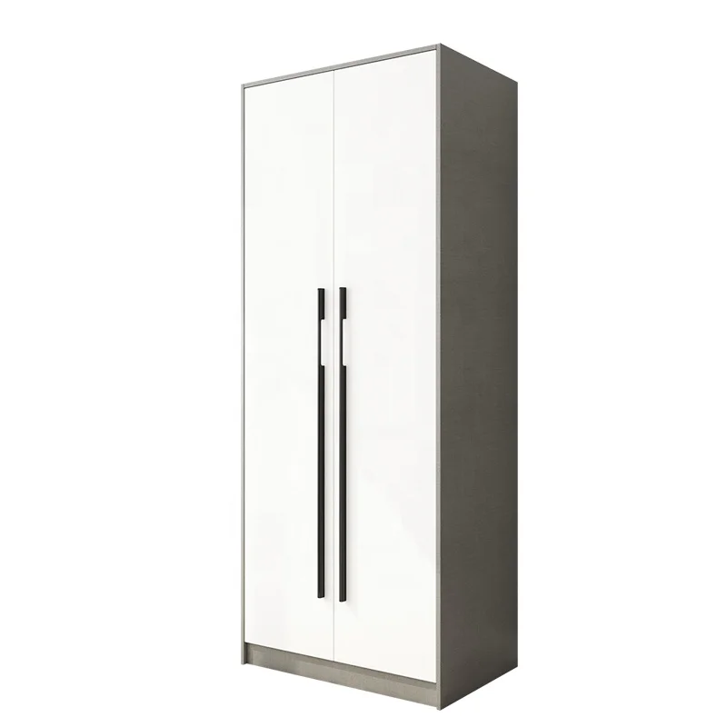 

Деревянный двухдверный шкаф для одежды: дизайнерский гардероб для хранения вещей