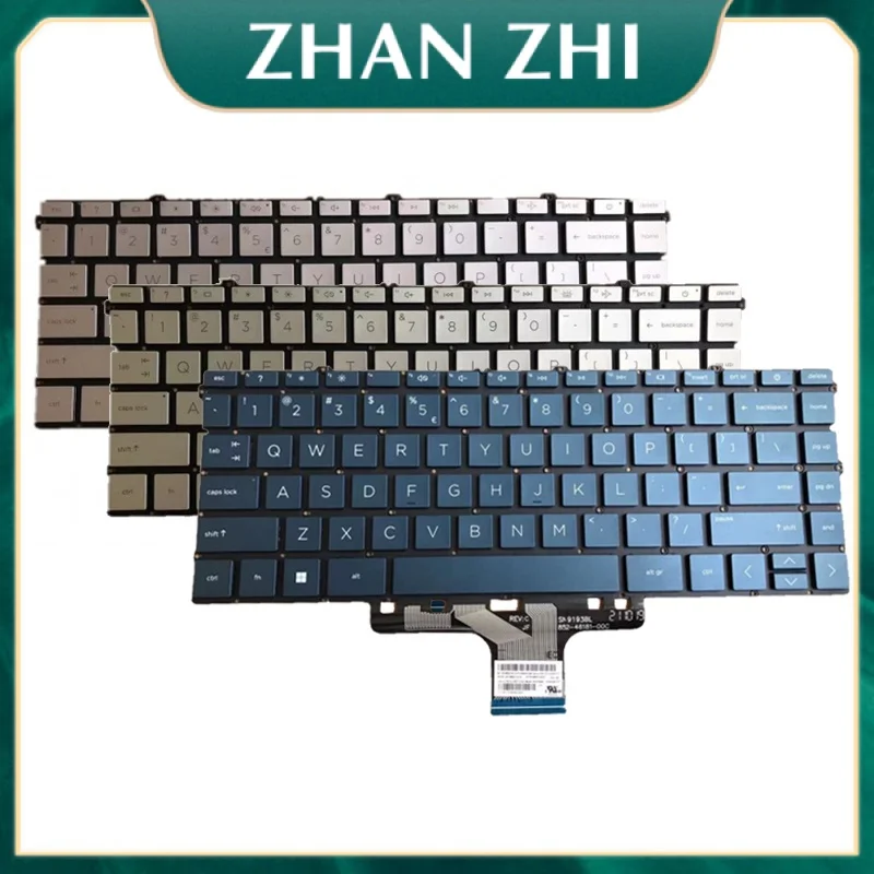 New Laptop Keyboard for HP Pavilion X360 13-BB TPN-I137 TPN-Q244 TPN-Q234 14-DW 14-DV 14-DY