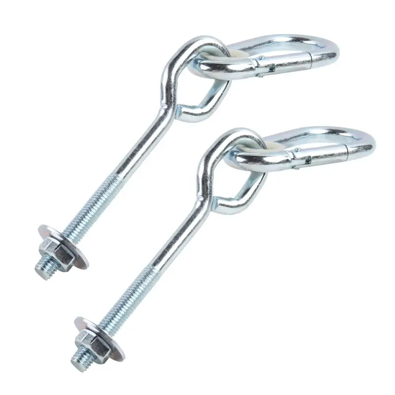 [NEW!ABSV】 2 Pack Heavy Duty Bushing Swing Hanger , Swing Set Bracket With Snap Hooks For Swings, Sandbag Hammocks Yoga