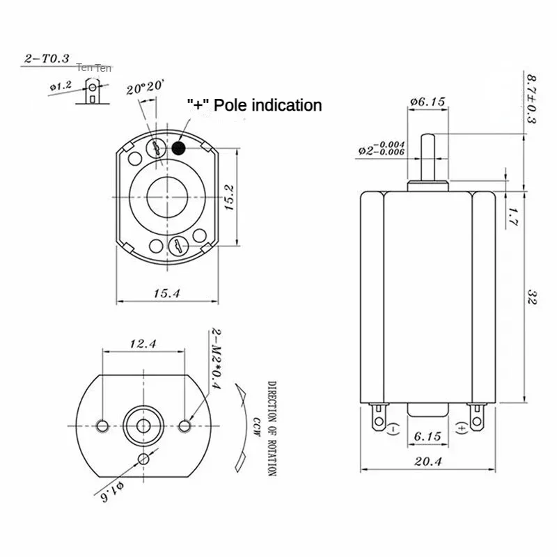 2 Stuks Micro Motor Dc 12V 180SH Koolborstel Elektrische 18000 Rpm Hoge Snelheid Dc Motor Grote Koeling gat Engien