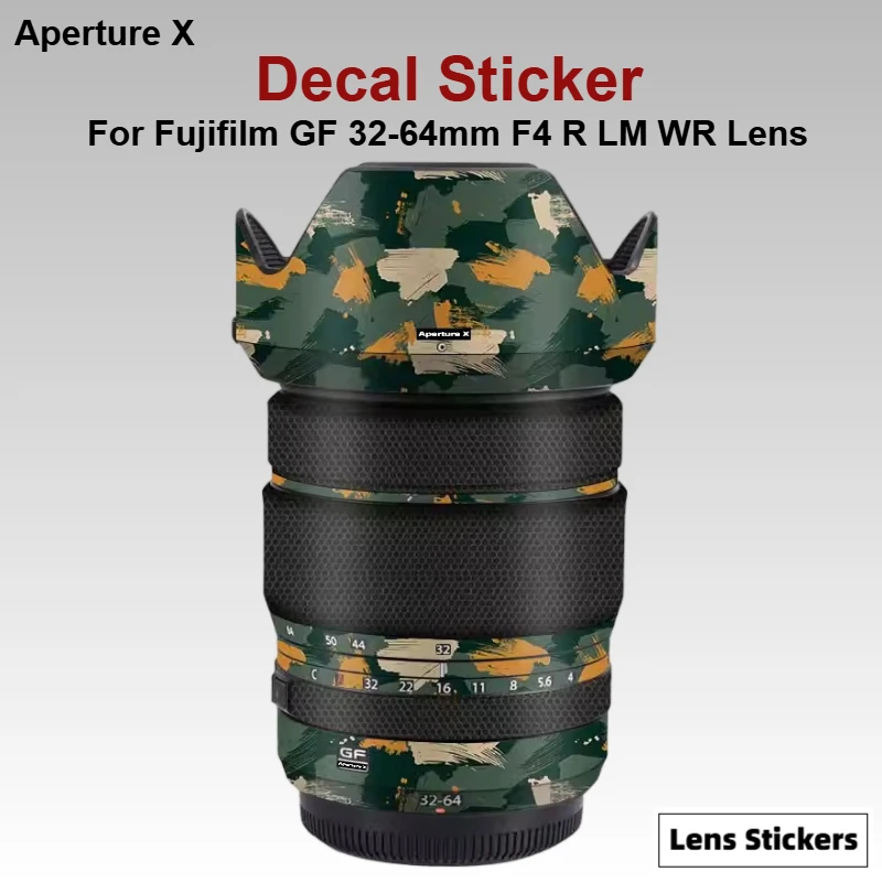 

For Fuji Fujifilm GF 32-64mm F4 R LM WR Anti-Scratch Camera Sticker Coat Wrap Protective Film Body Protector Skin