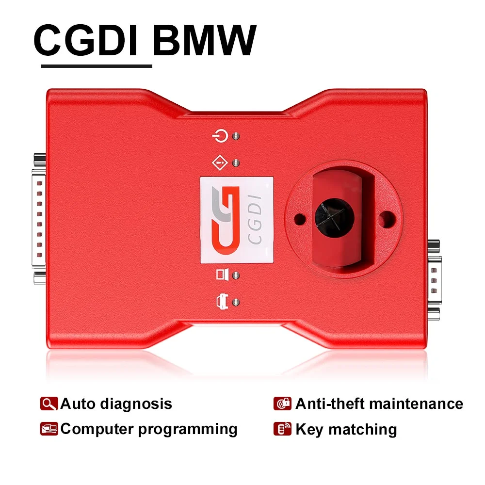 CGDI Prog for BMW MSV80 Power FEM/EDC 3 IN 1 Auto Key Programmer Diagnosis Tool IMMO Security Function Free 8 Foot Clip