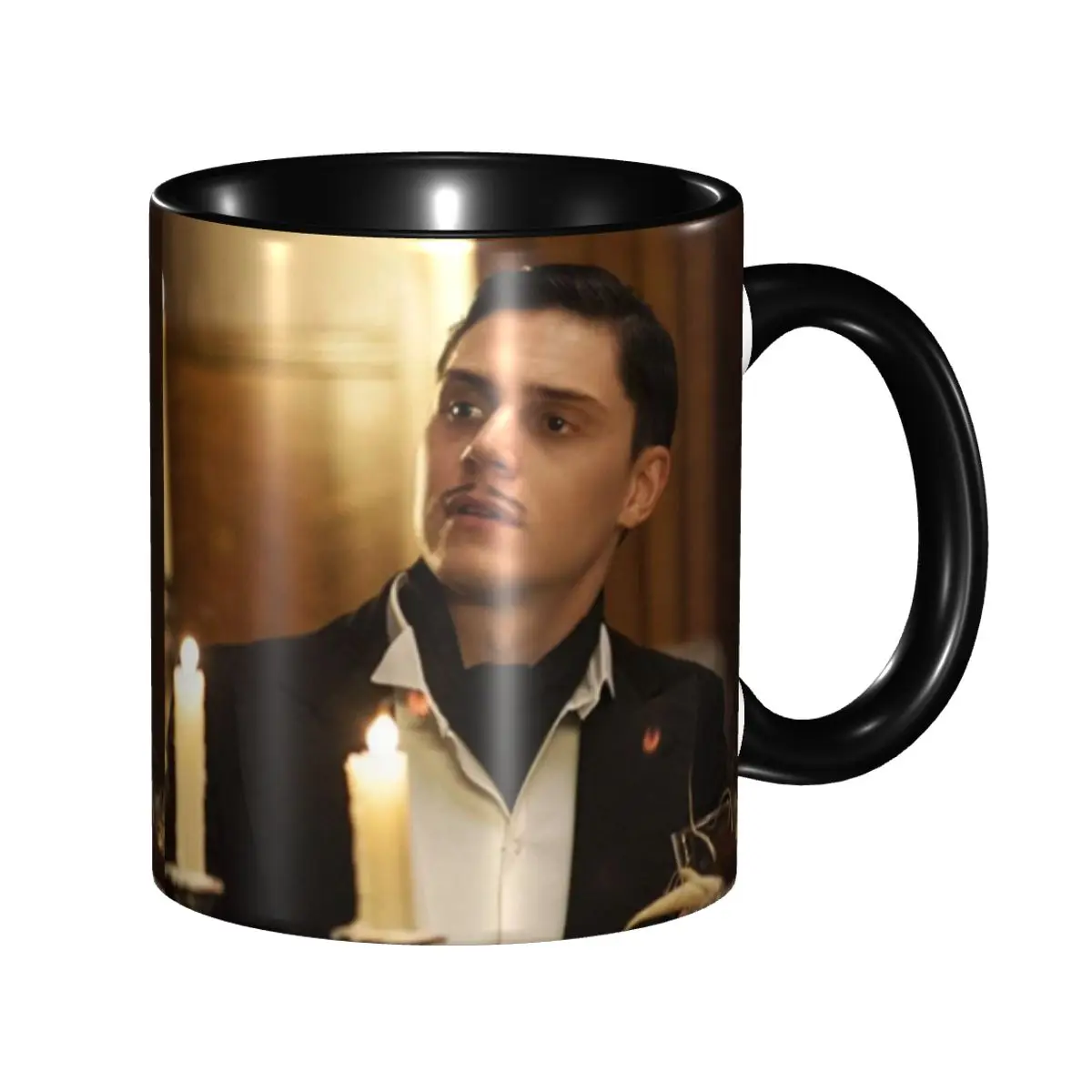 Evan Peters Coffee Mugs DIY Customized Actor Star Movie Ceramic Mug Cup Creative Gift